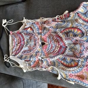 Multi color mini dress